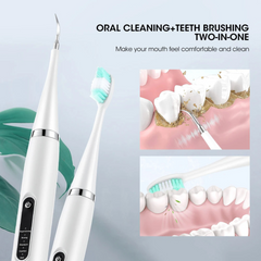 An Electric Toothbrush And Cleaner Set for human and pets