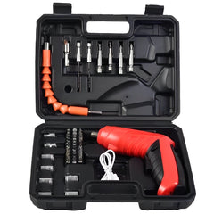 Set Of Drills And Hand Tools For Multiple Uses
